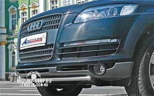 Защита переднего бампера d 42 "Audi Q7"