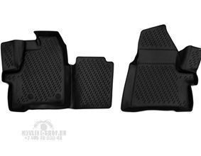 Коврики 3D в салон FORD Tourneo Custom (1+1 seats), 2013- , 2 шт. (полиуретан)