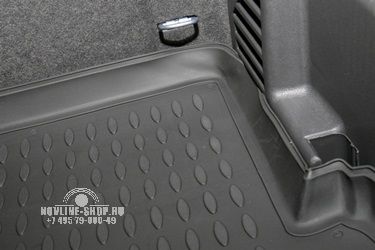 Коврик в багажник OPEL Astra 5D 2004-, хб. (полиуретан, серый)