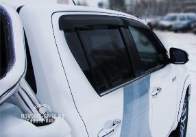 Дефлекторы окон 4 door TOYOTA Hilux Double Cab 2015-